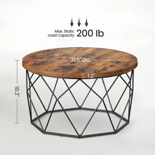 31" Round Coffee Table Pet Planet Trading Limited